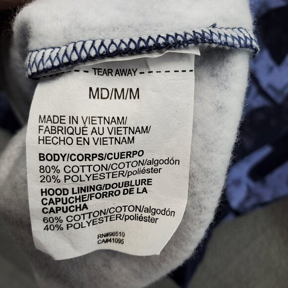 Under Armour Men's Blue Macro Branded Rival Fleece Size Medium M Hoodie … - Picture 6 of 6